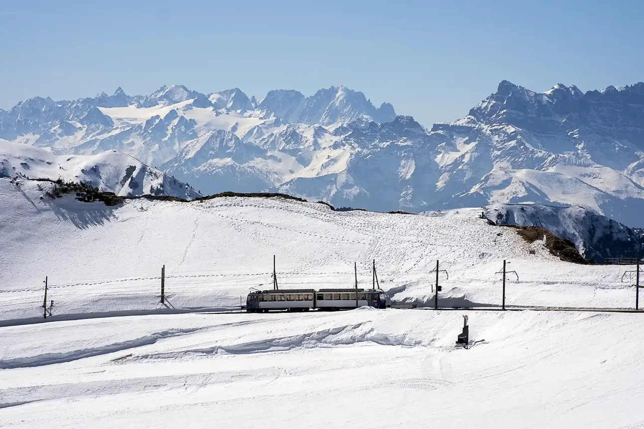 Montreux Cogwheel Railway to Rochers de Naye