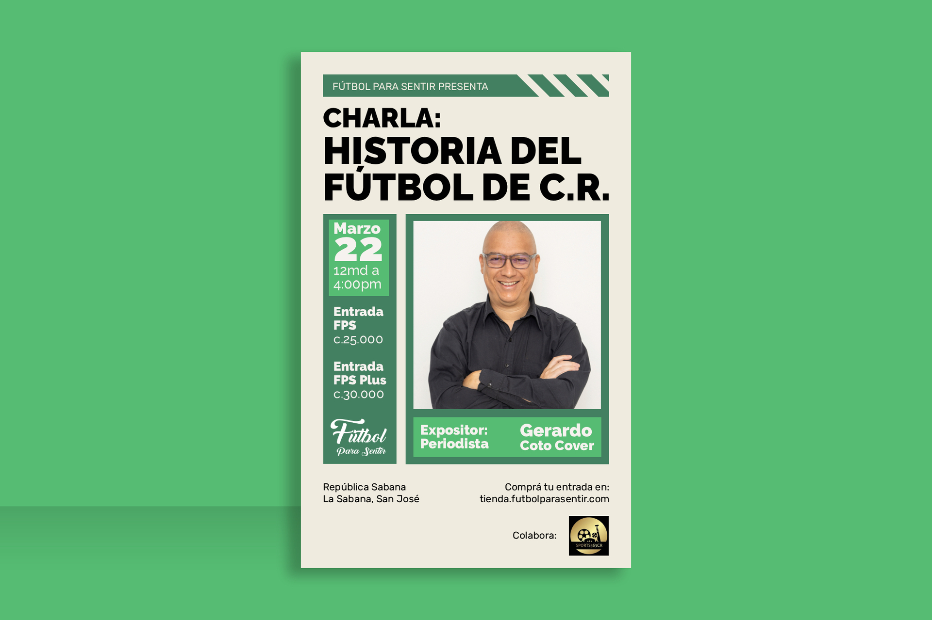 Invitación Especial - Charla: Historia del Fútbol de CR