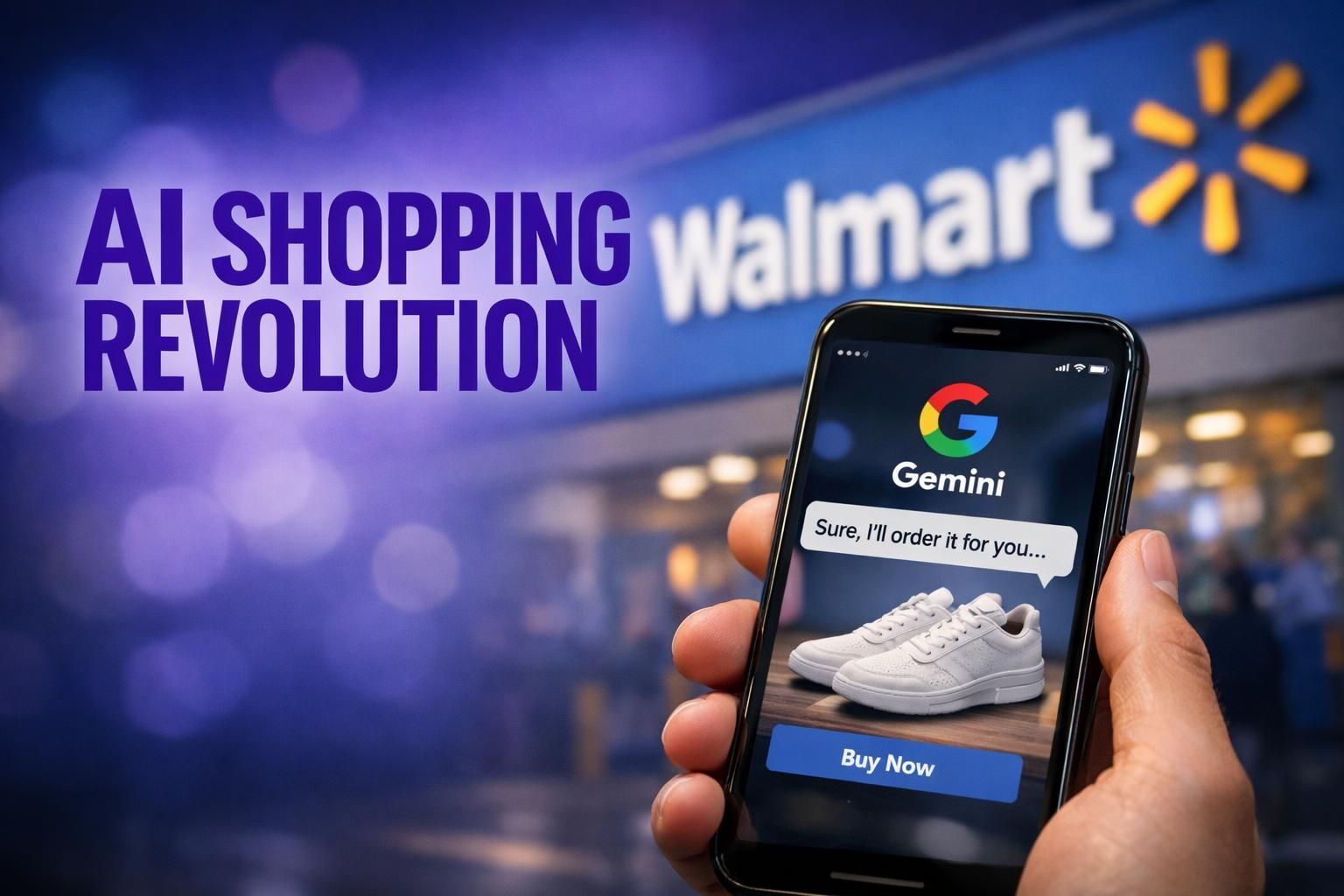 Google Gemini Handles Walmart Checkout 🛒