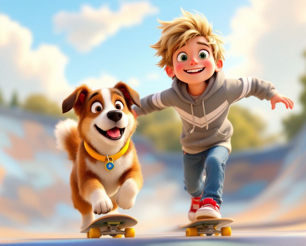 Today’s Story: Liam Skate Adventure 🛹