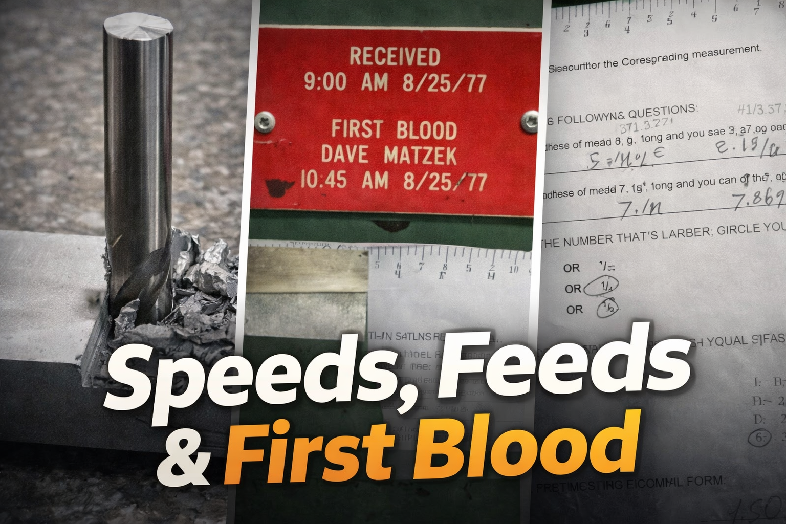 Speeds, Feeds & First Blood