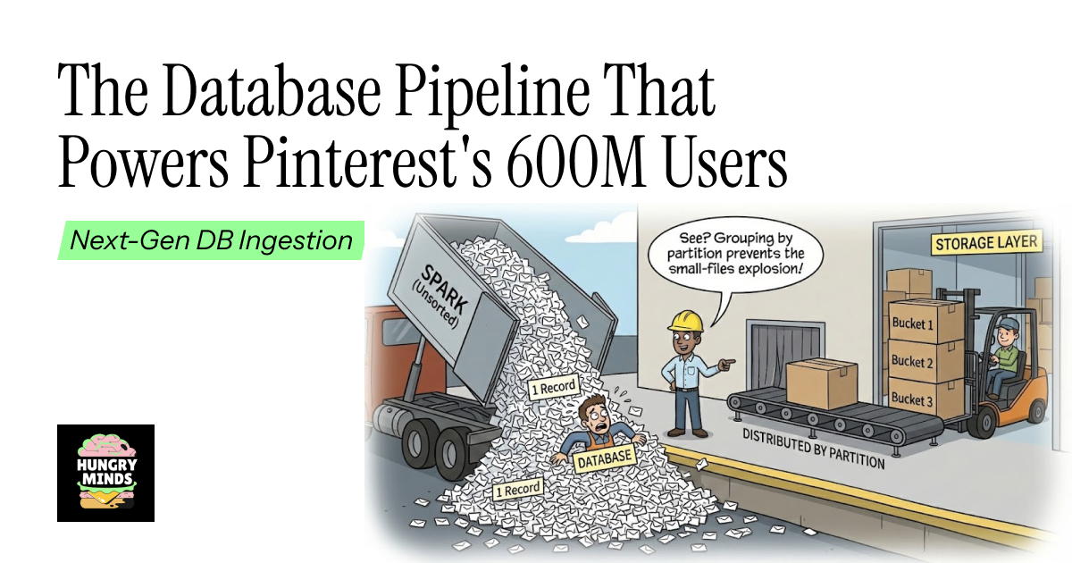 🍔🧠 The Database Pipeline That Powers Pinterest's 600M Users