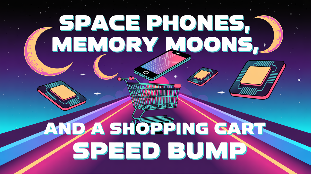 Space Phones, Memory Moons, and a Shopping Cart Speed Bump