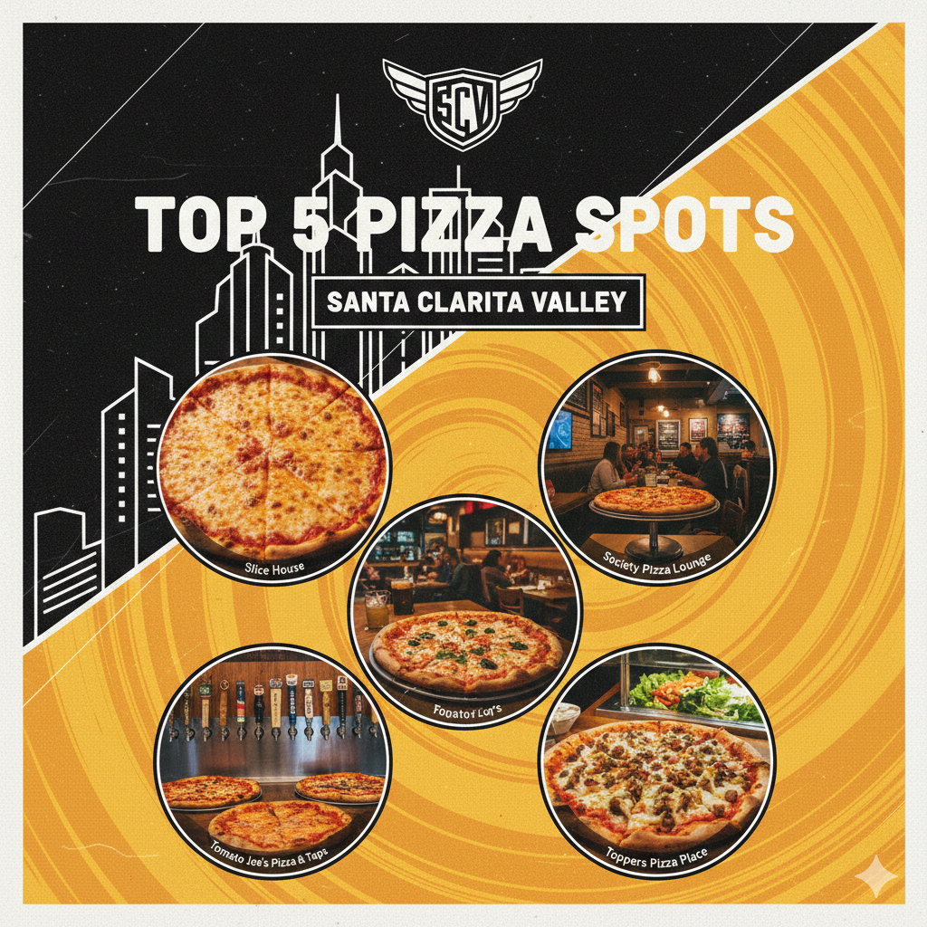 🍕 Top 5 Pizza Spots in the Santa Clarita Valley