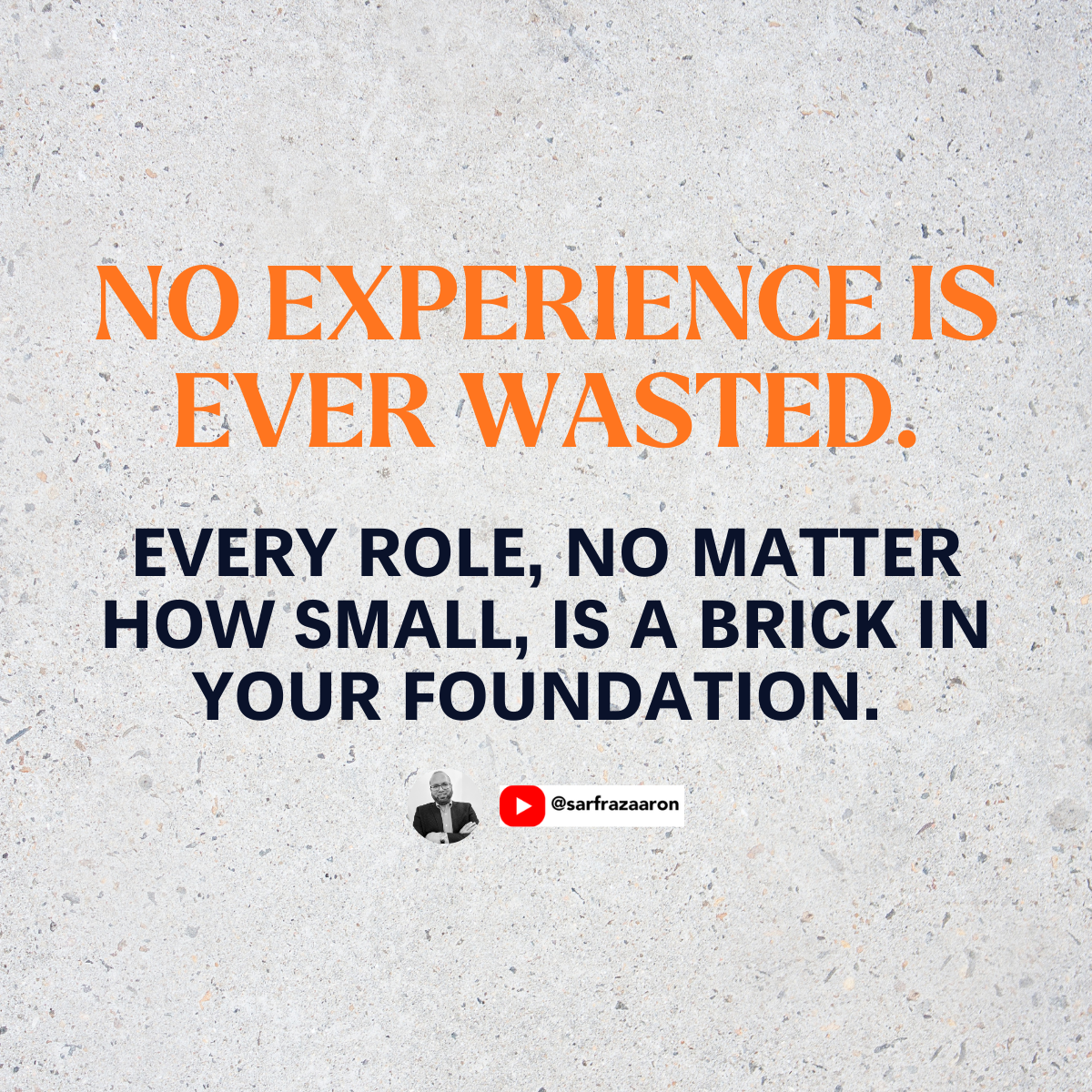I spent the first 10 years of my career doing any job that paid better. I thought I was just floating, but I was actually building a key skill.