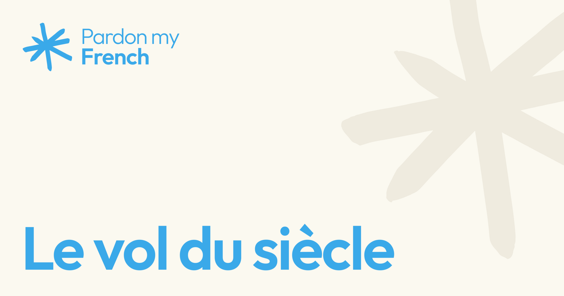 *️⃣ Le vol du siècle