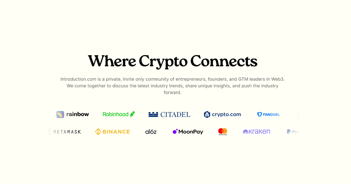 The Best Networking Hub In Crypto