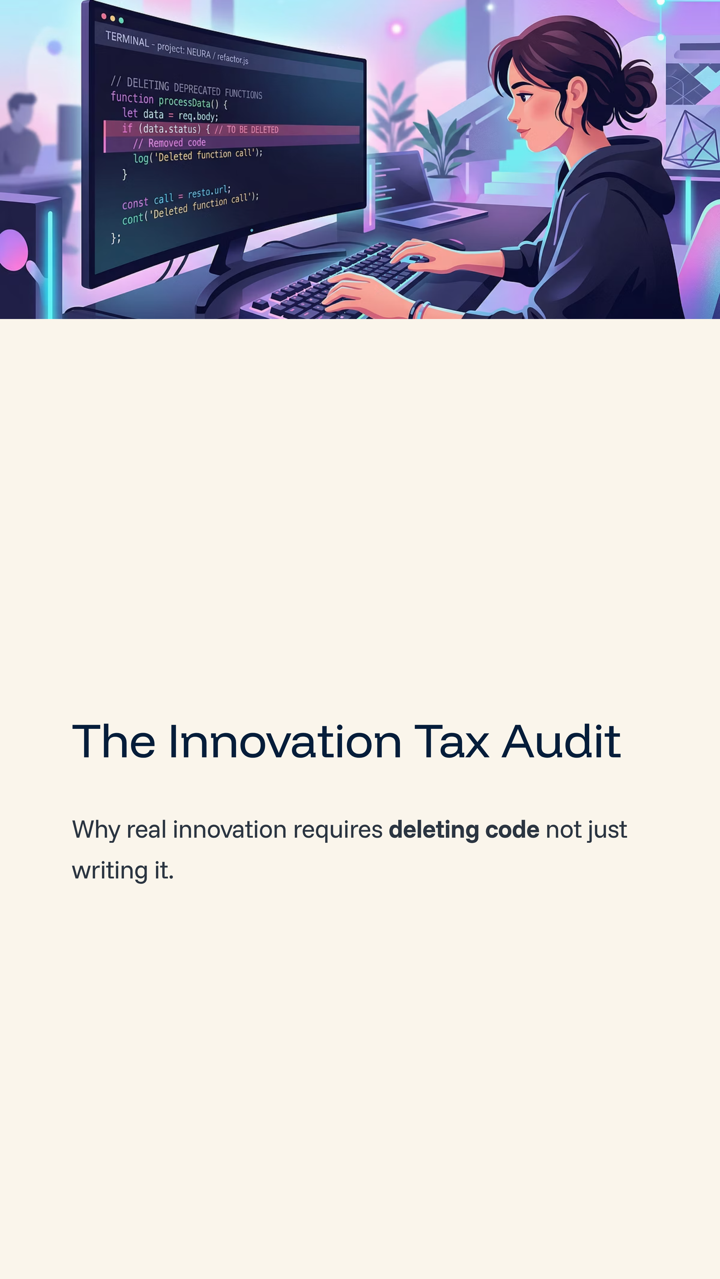 The innovation tax audit