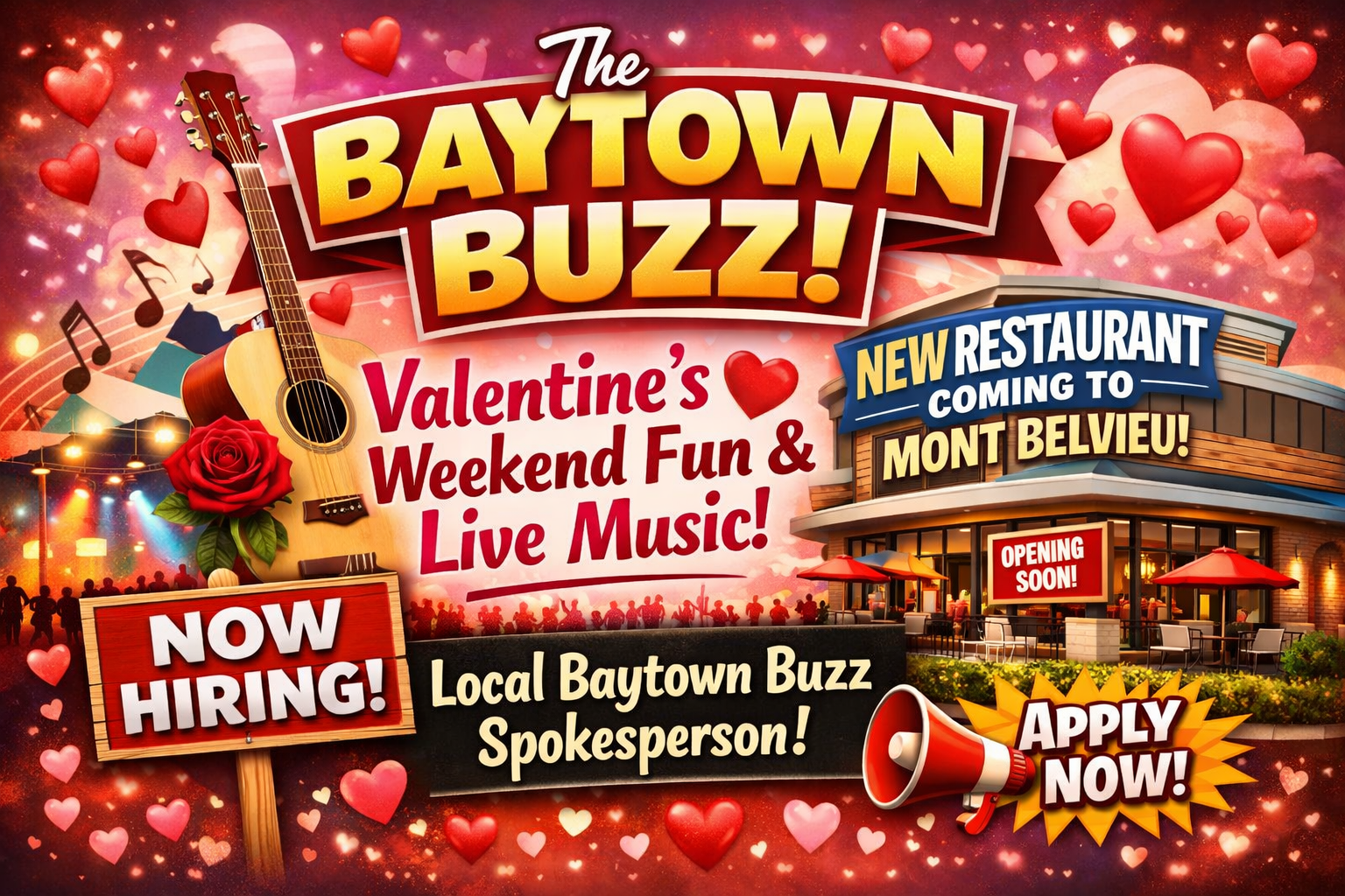 The Baytown Buzz — Valentine’s Weekend Edition