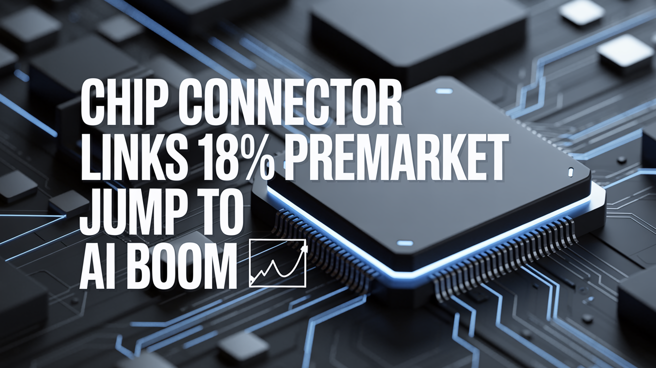 Chip Connector Links 18% Premarket Jump to AI Boom