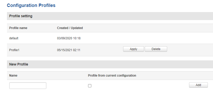 ¿Qué son y para qué sirven los profiles en los routers Teltonika?
