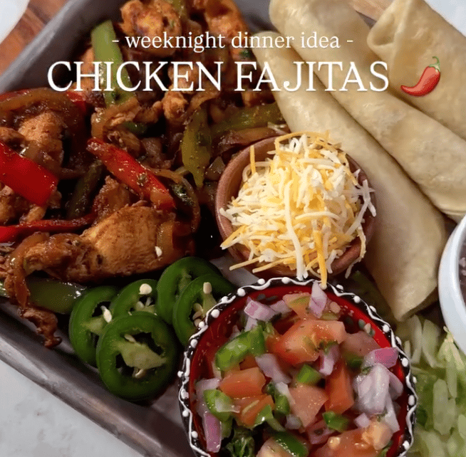 Cast Iron Skillet Chicken Fajitas