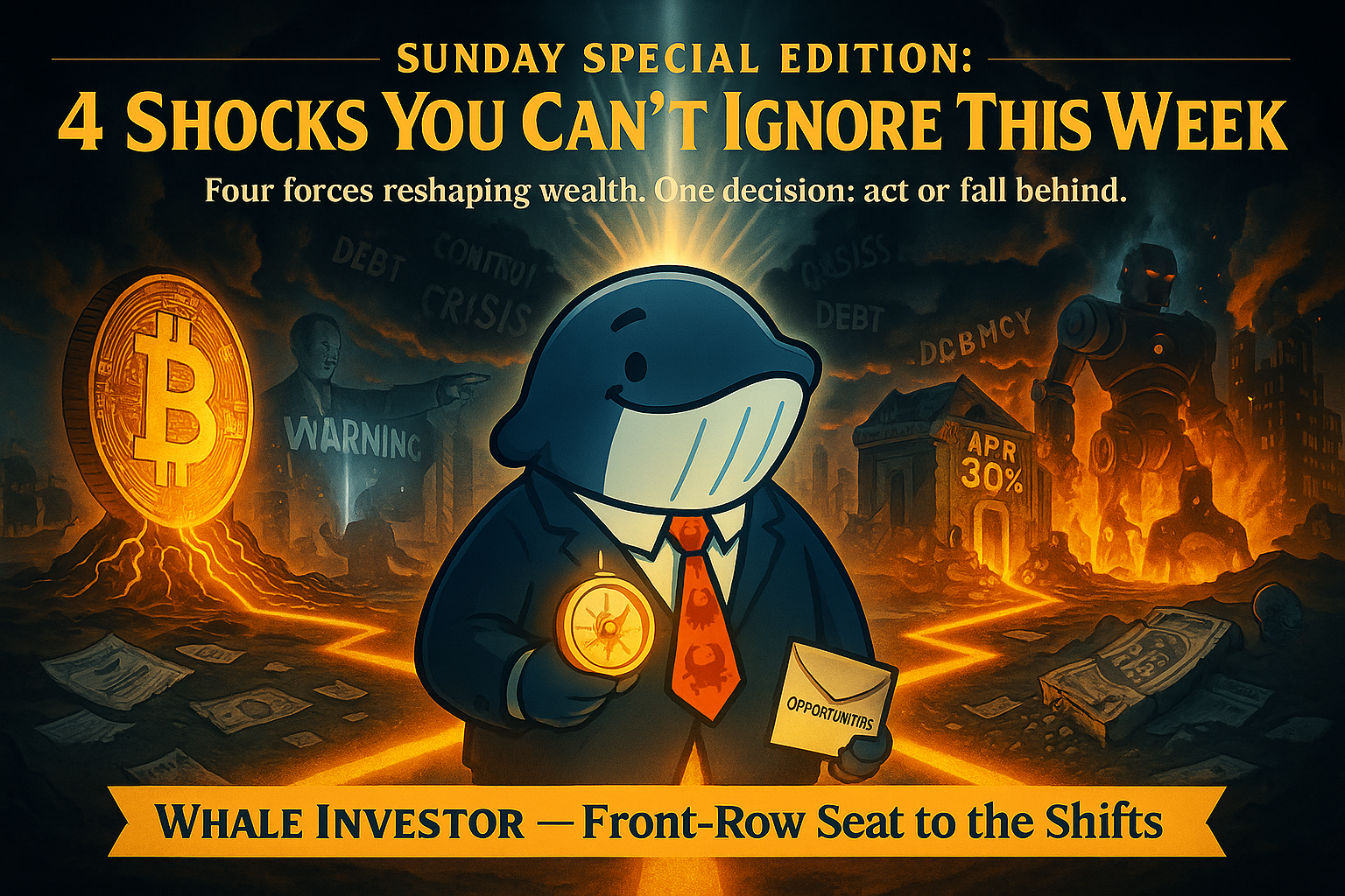 🐋 Sunday Special Edition: 4 Shocks You Can’t Ignore This Week