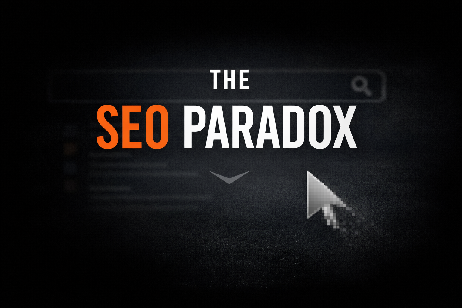 The 2026 SEO Paradox: Why Fewer Clicks Make Websites More Important