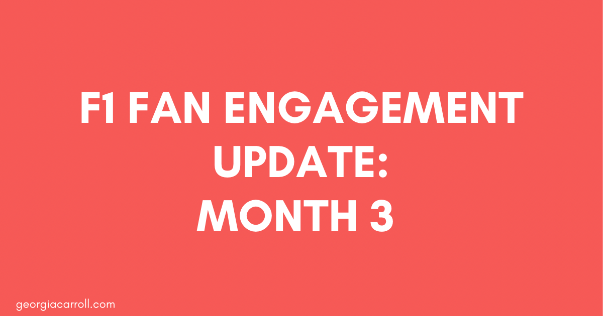 Tracking: Month 3 Fan Engagement Update