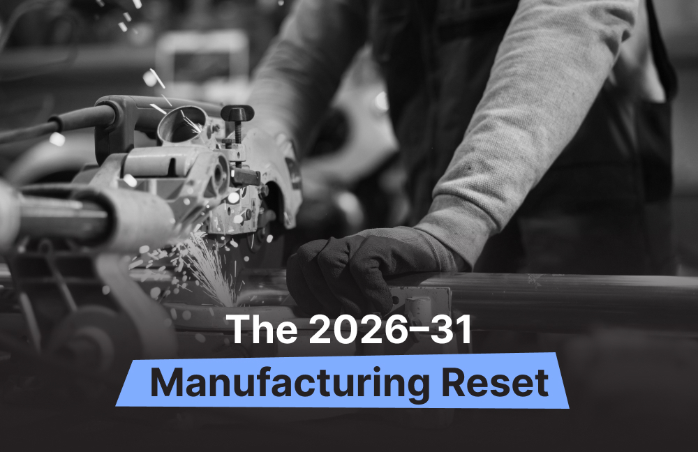 XVI Finance shift hits manufacturing ⚙️