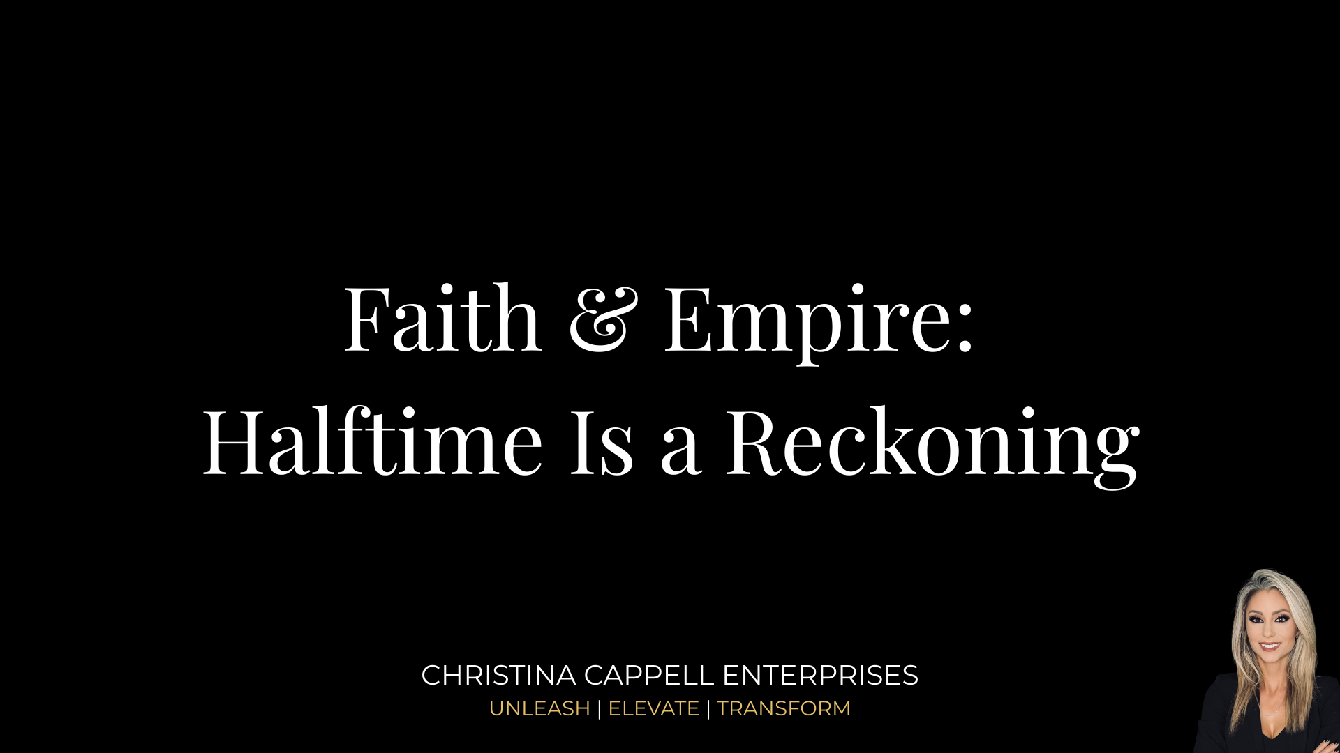 Faith & Empire: Halftime Is a Reckoning