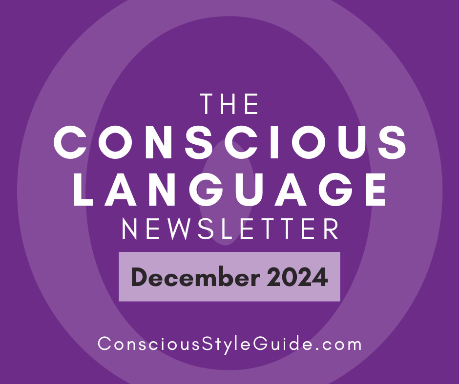 The Conscious Language Newsletter: December 2024