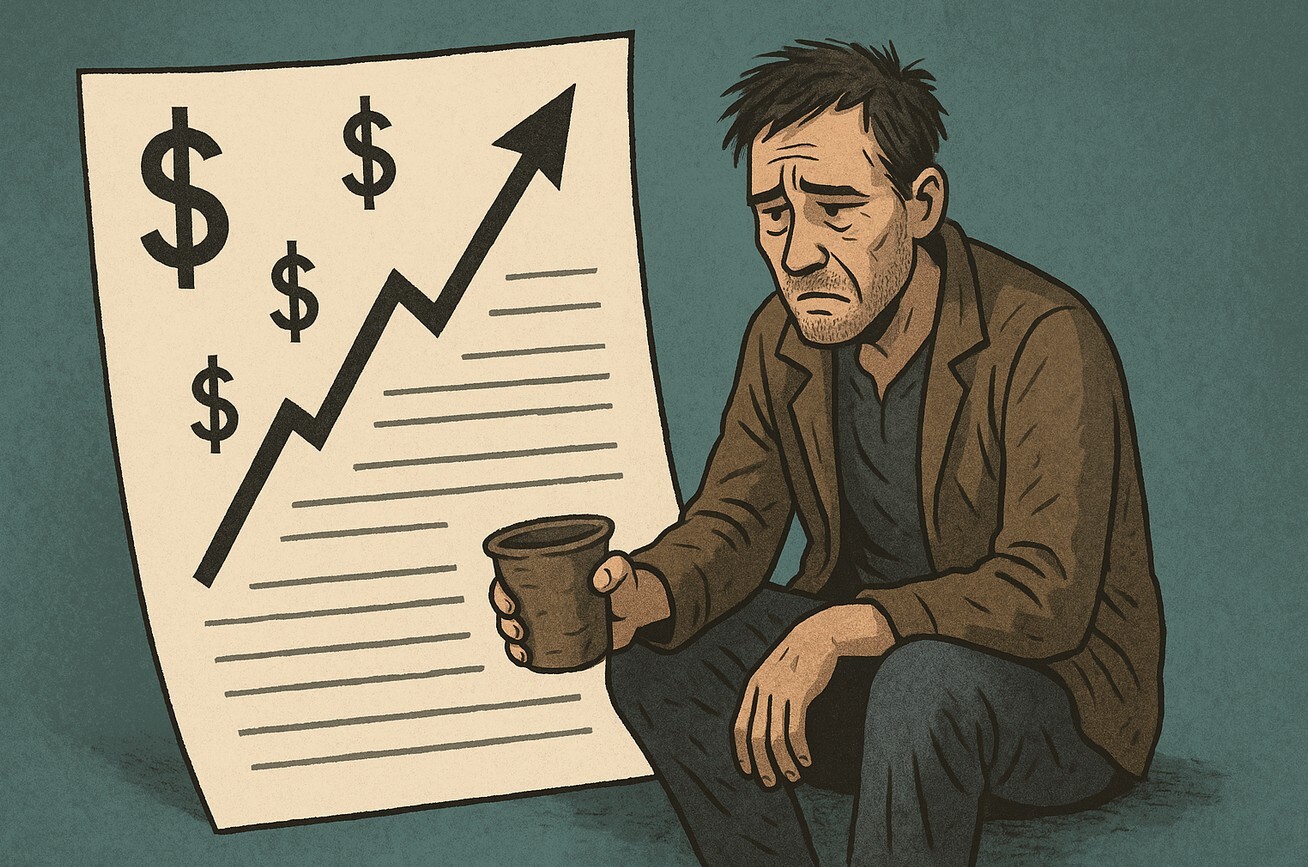 Richer on Paper, Poorer in Fact