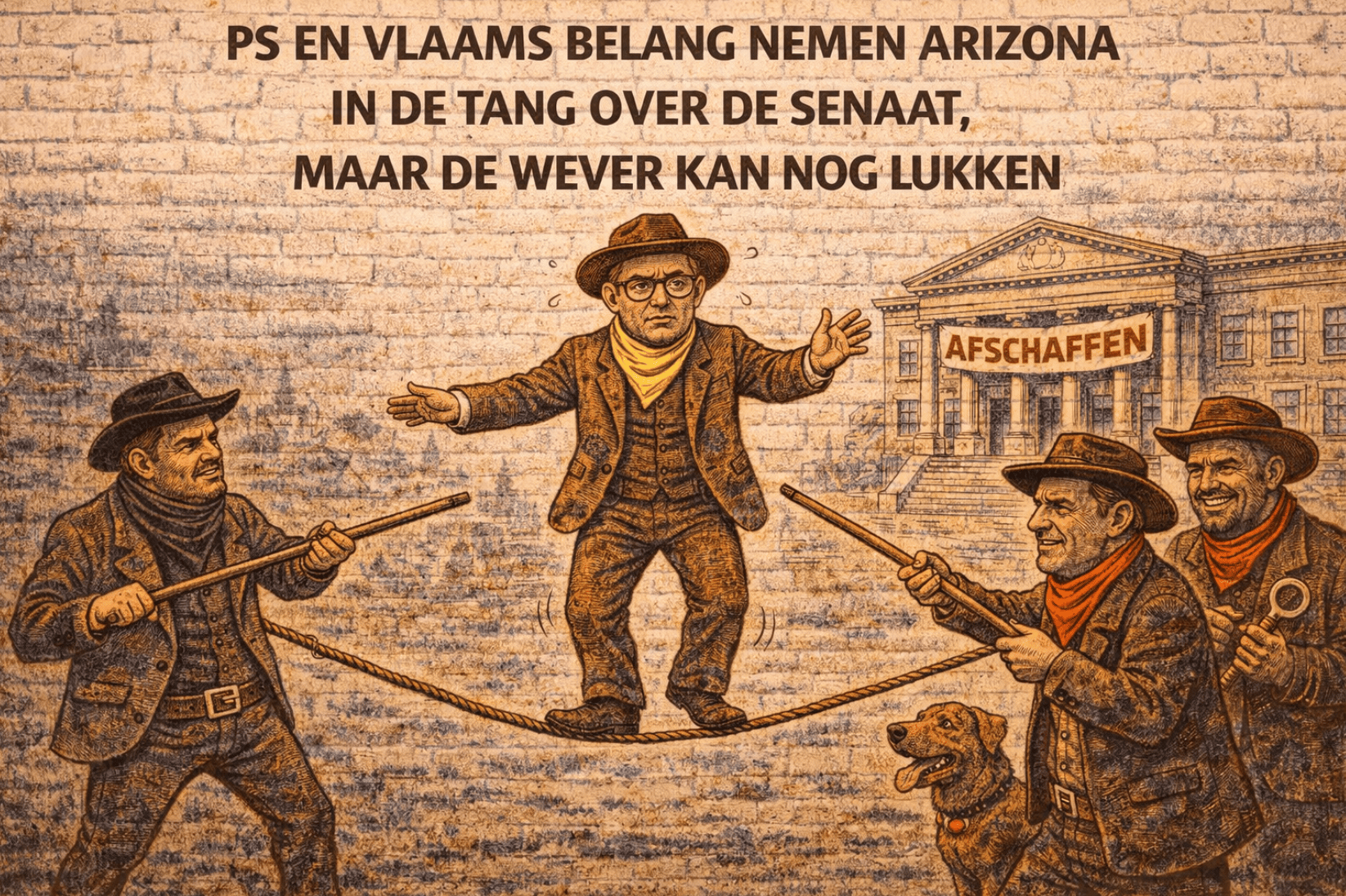 Afschaffing Senaat wordt koorddansen voor Bart De Wever: PS en Vlaams Belang nemen samen Arizona in de tang 