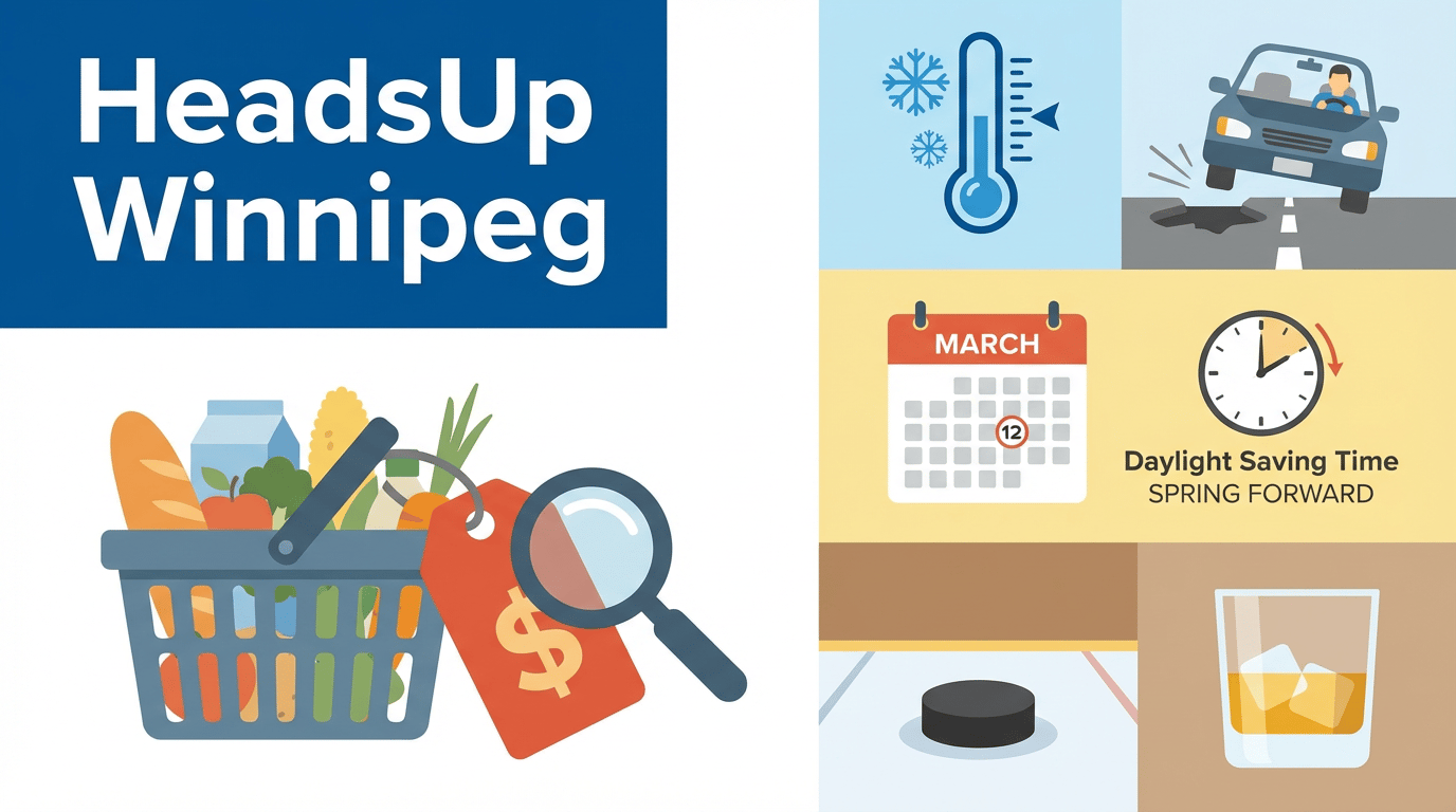 Heads-Up Winnipeg! Grocery Price Report  & Local Happenings | 27FEB26