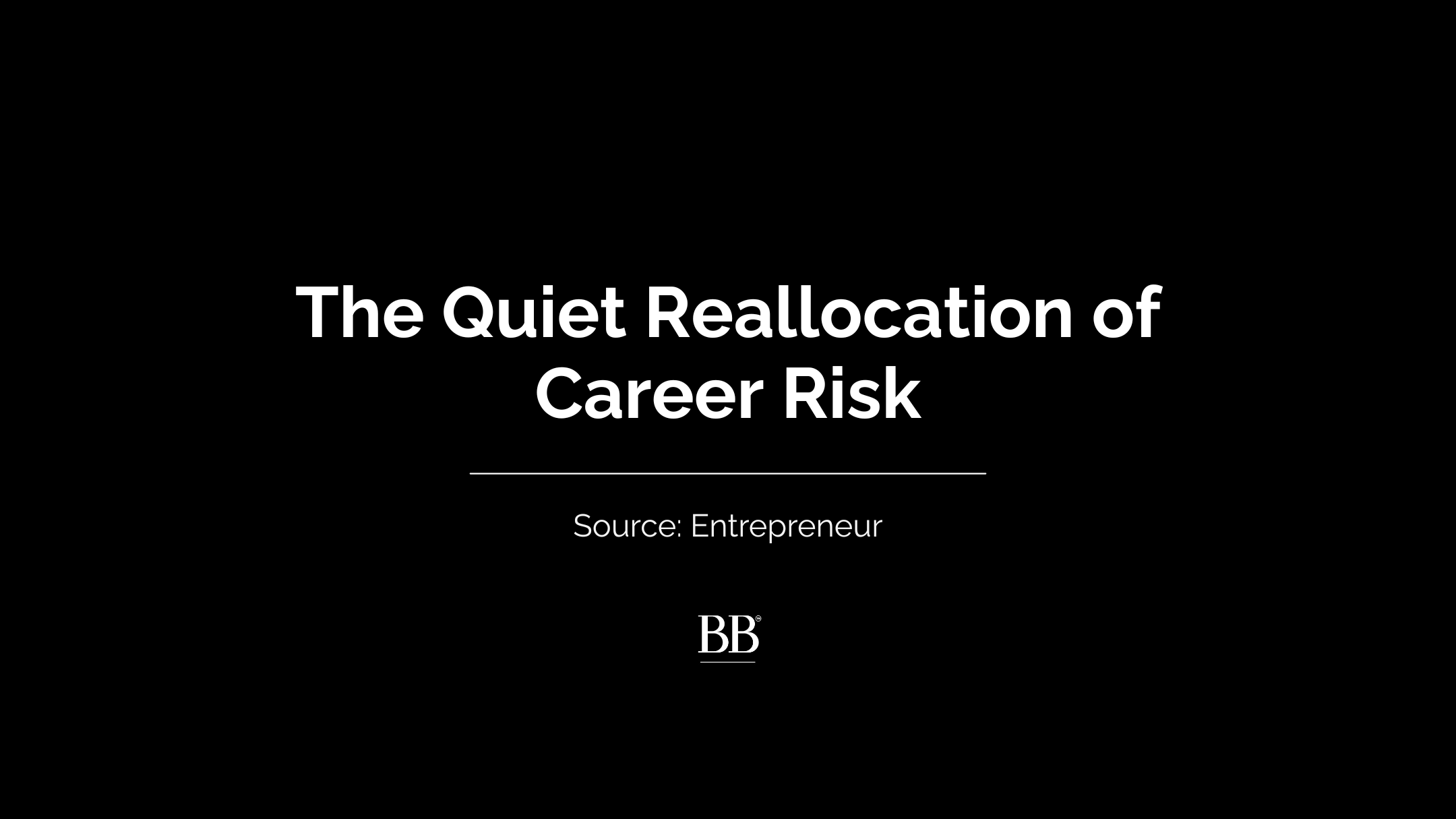 When Prestige Stops Equaling Security