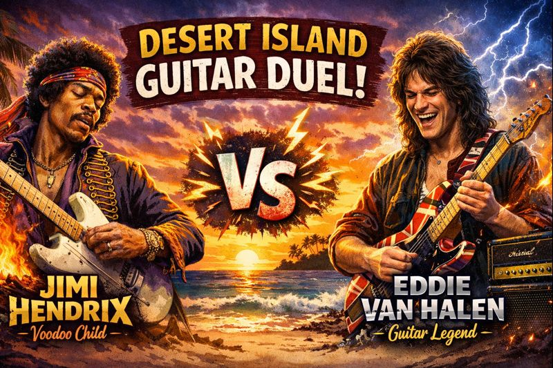 🎸  The Six-String Standoff: Hendrix vs. Van Halen