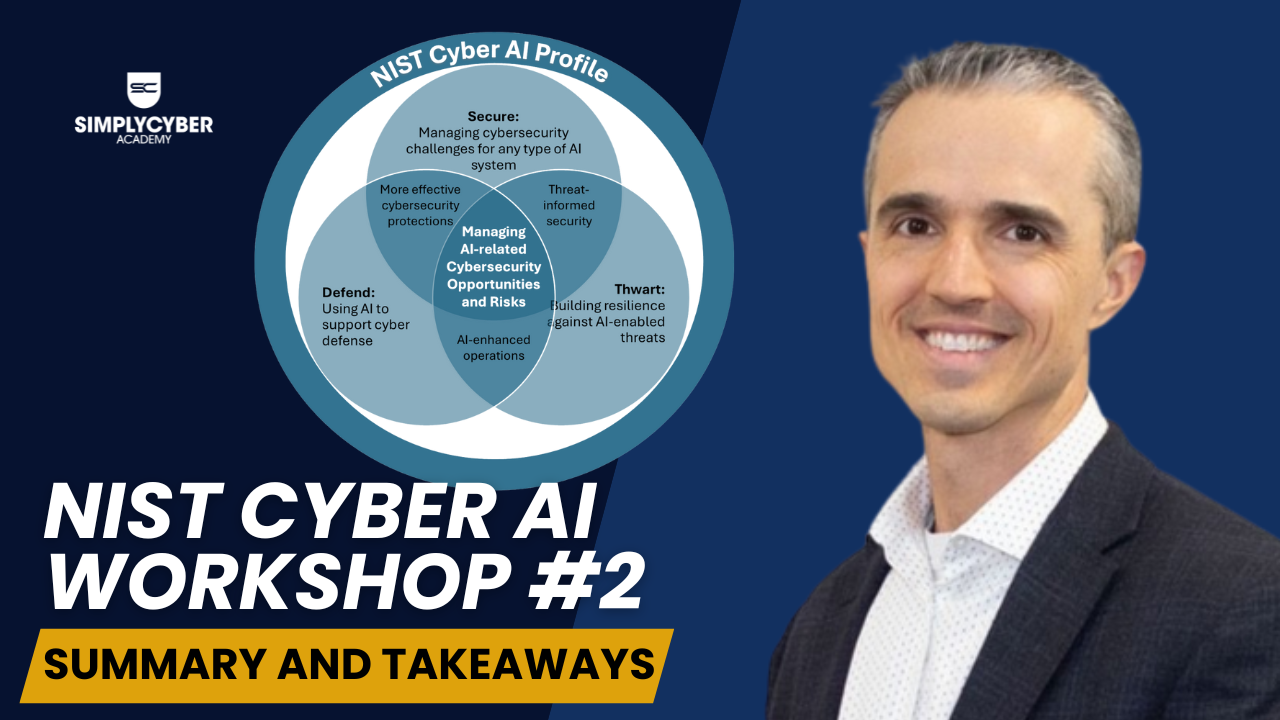 NIST Cybersecurity AI Profile Workshop: Complete Summary and Takeaways