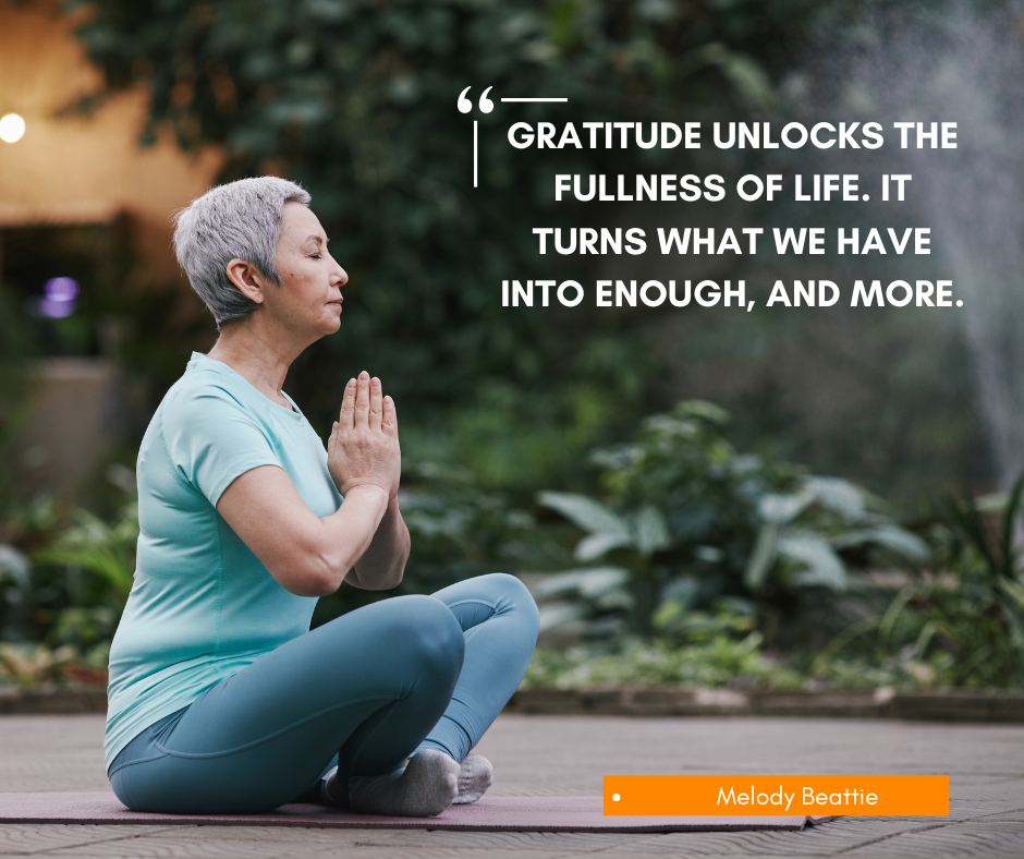 Gratitude unlocks the fullness...