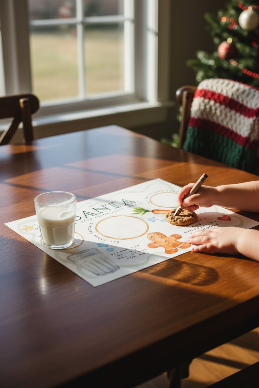 Santa's Placemat 