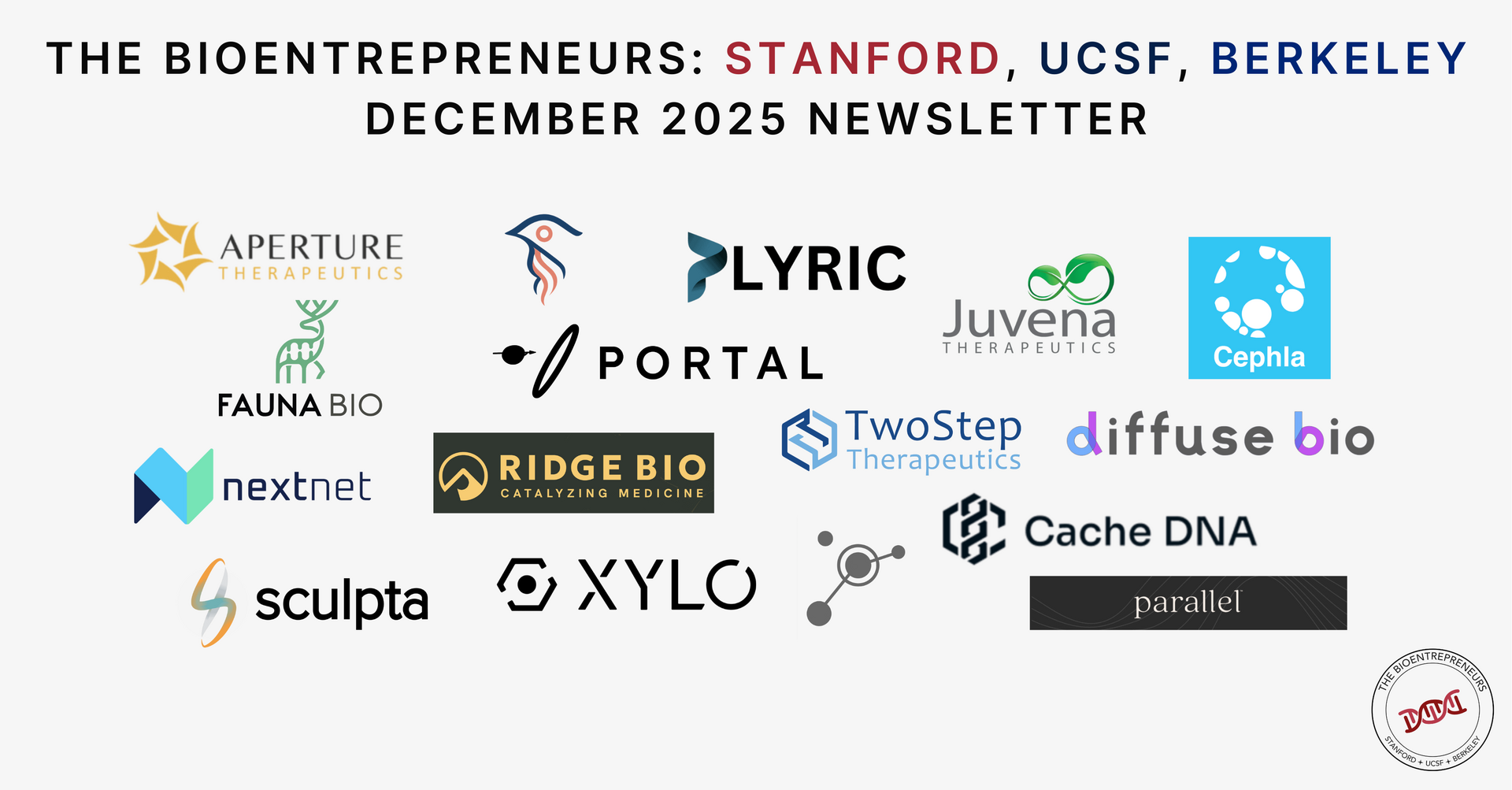 December 2025 Updates - The Bioentrepreneurs: Stanford, UCSF, Berkeley