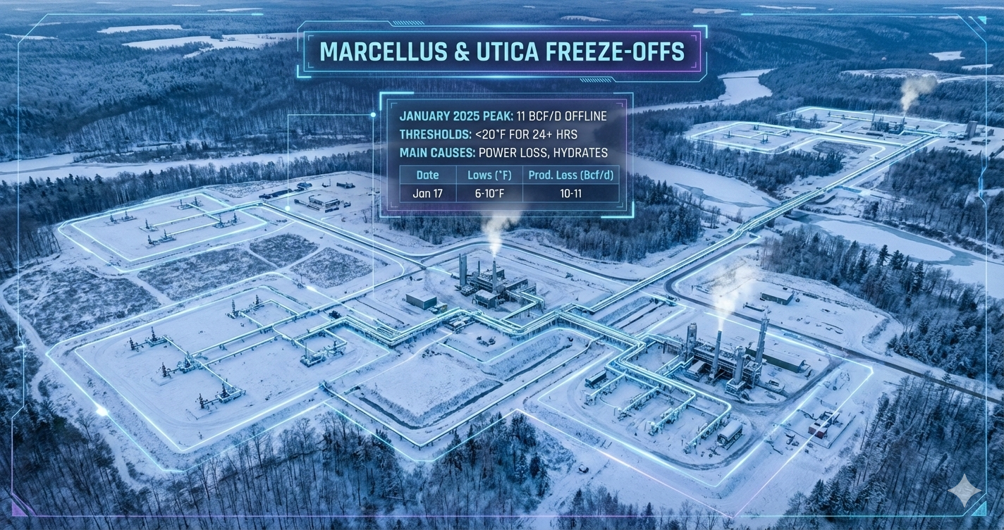 Freeze-Offs in Focus: What Really Moves Marcellus & Utica Supply