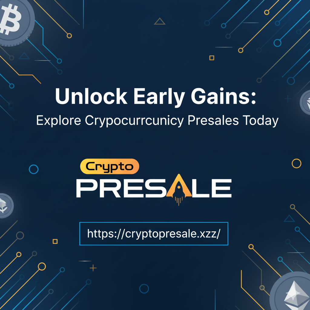 Unlock Early Gains: Explore Cryptocurrency Presales Today