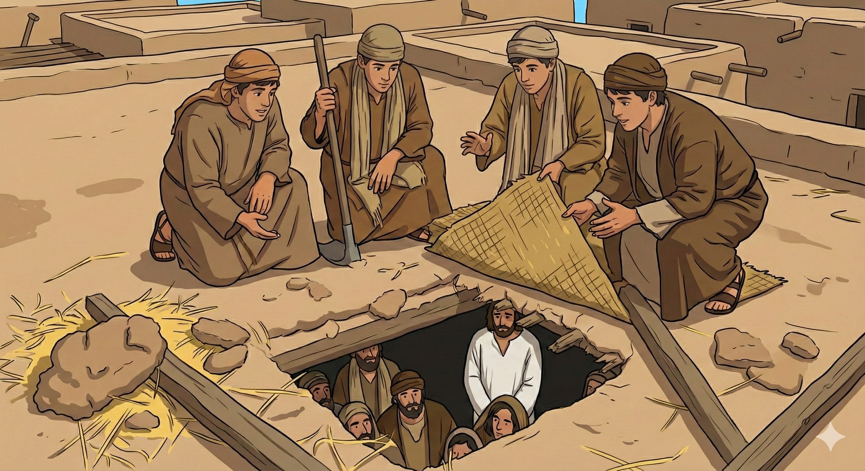 The Roof Breakers: Why Faith Sometimes Requires a Trowel 