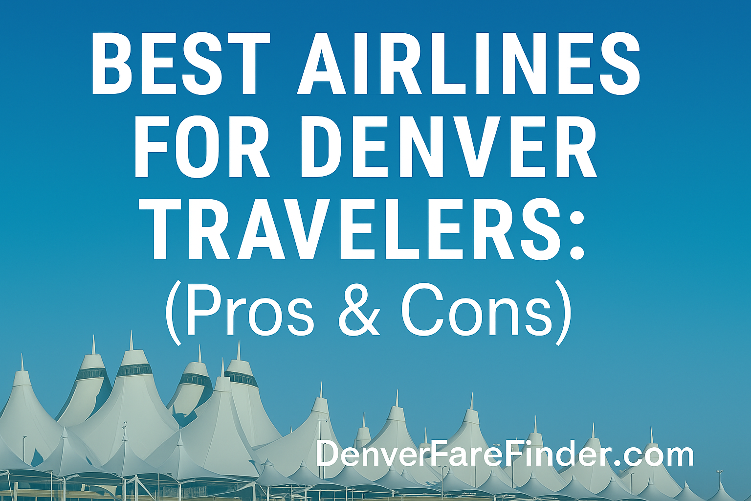 🛫 Best Airlines for Denver Travelers: Pros & Cons