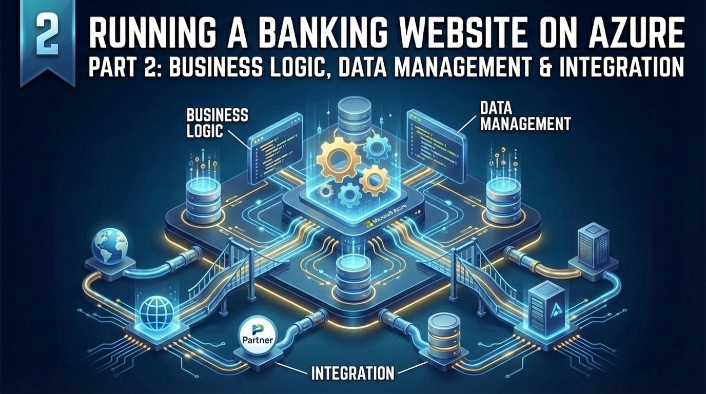 Running a Banking Website on Azure: Part 2 - Business Logic, Data Management & Integration