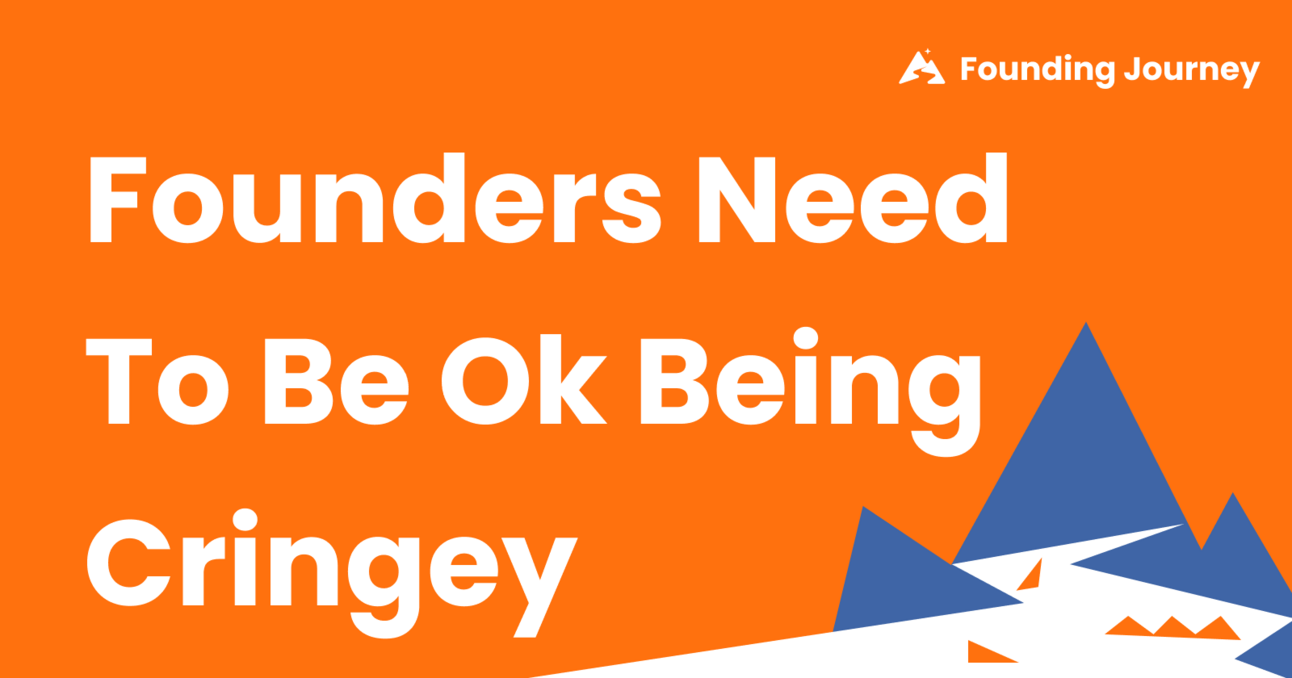 The Hardest Thing for Founders To Be Comfortable With