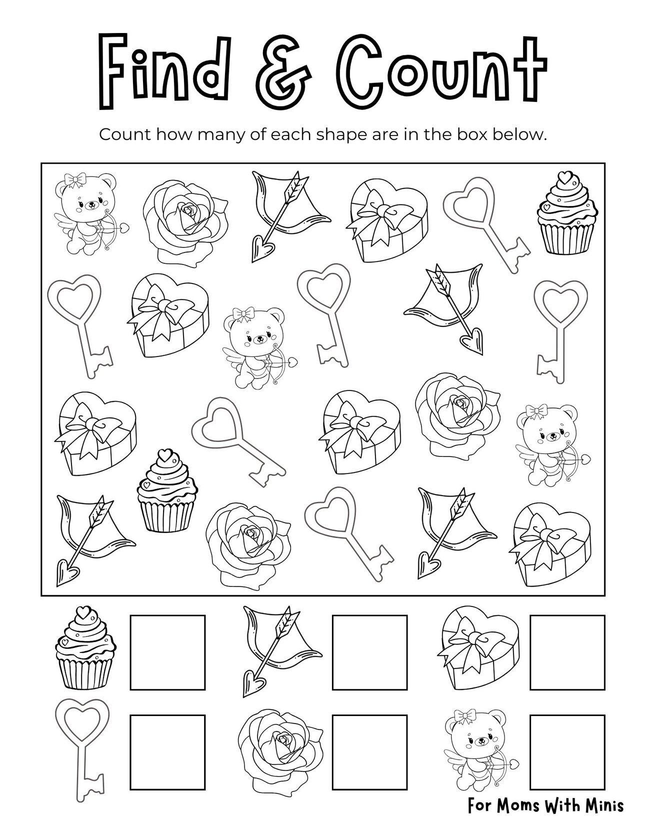 💕 Valentine's Day Find and Count