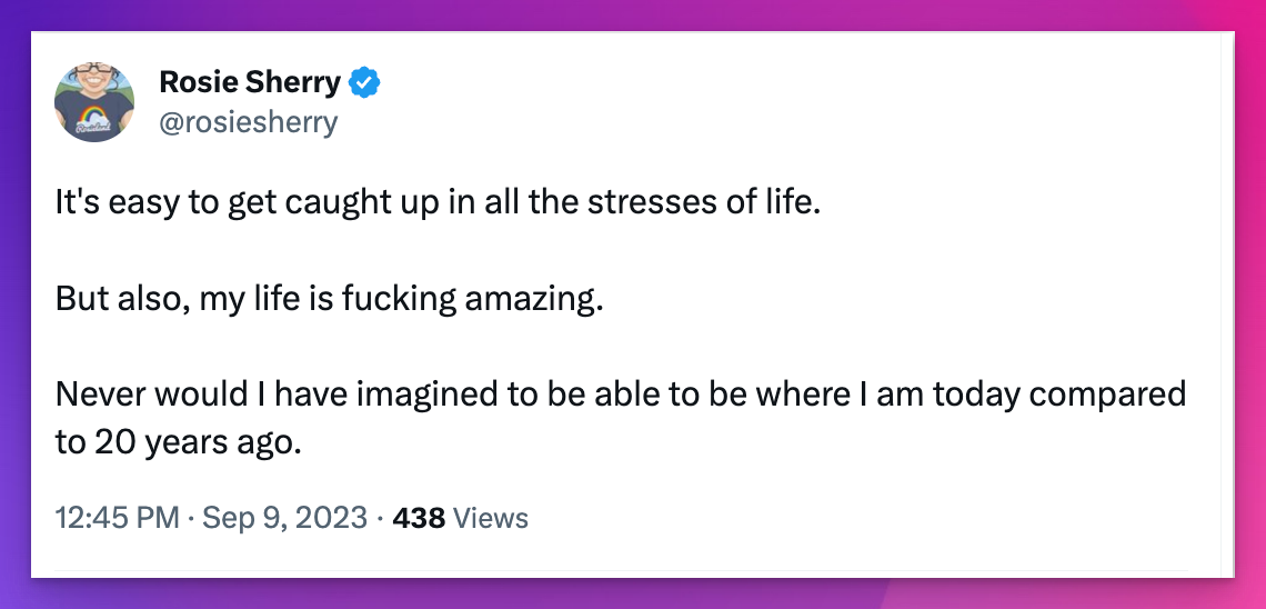 The blesses and stresses