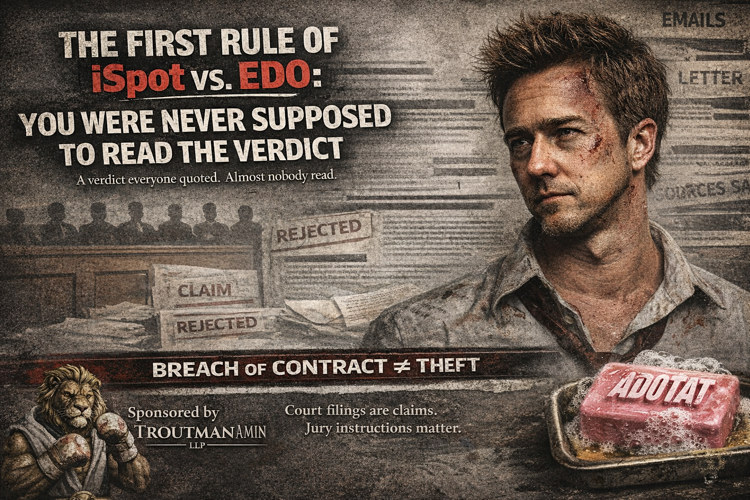 The First Rule Of iSpot vs. EDO: You Were Never Supposed To Read The Verdict