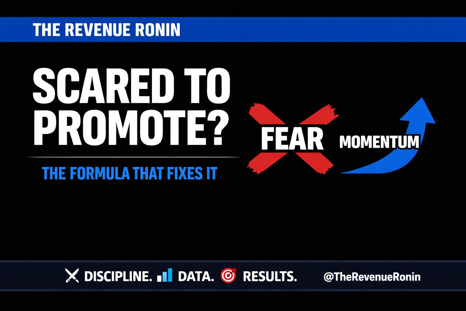 Are you scared to promote? Read this.