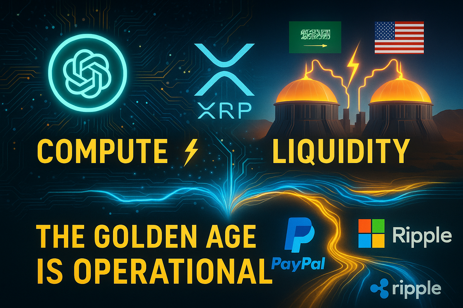 🔥 The Golden Age Goes Operational: AI Liquidity, Energy Dominance & The Institutional Turn