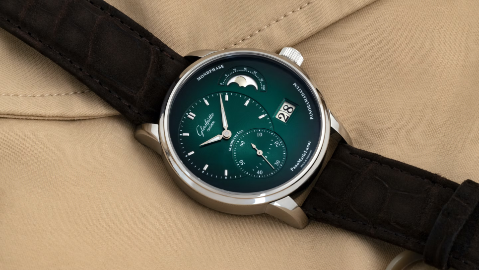 Hands-On: Glashütte Original Has Some Serious Fun With The New PanoMaticLunar Forest Green