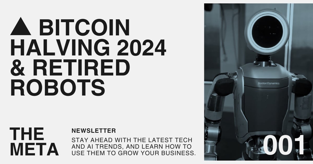 ▲ Bitcoin Halving 2024 and Retired Robots