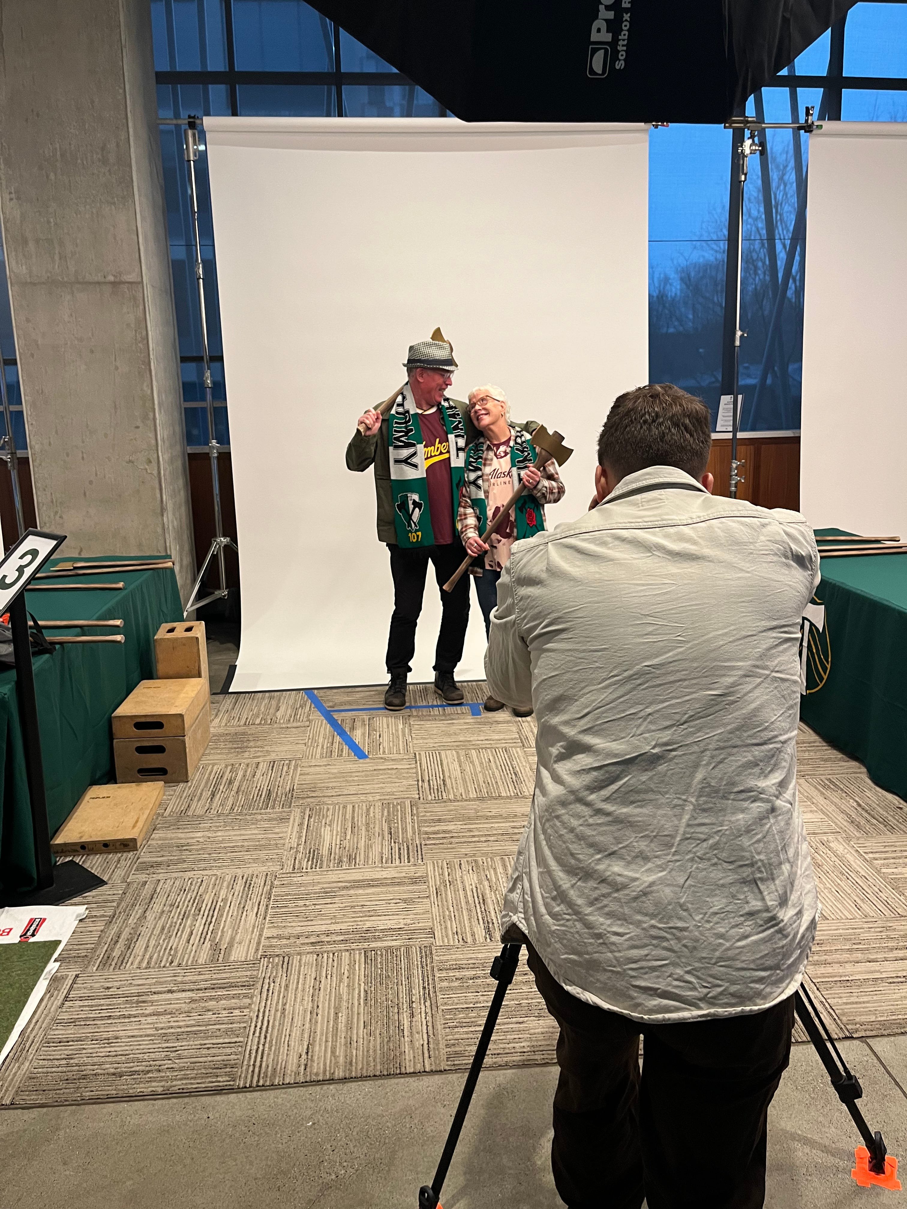 50th Anniversary Timbers Axe Portraits