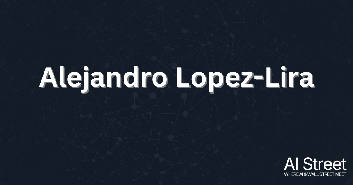 Alejandro Lopez-Lira on AI in Financial Forecasting
