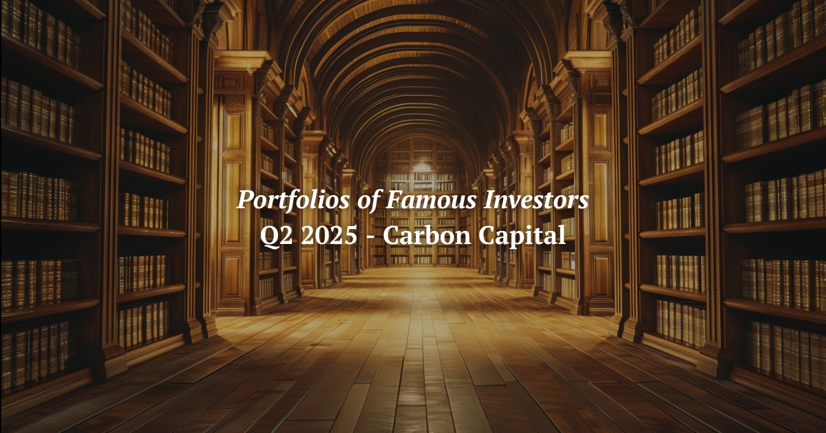 📖 Portfolios of Famous Investors (Q2 2025)
