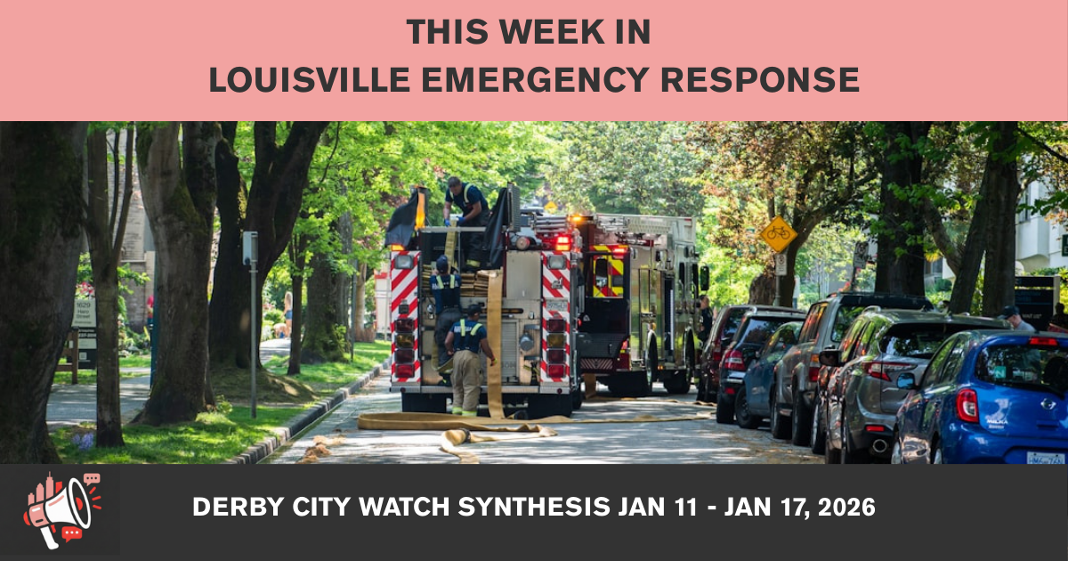 Louisville's Week in Emergency Calls: JAN 11 - JAN 17, 2026