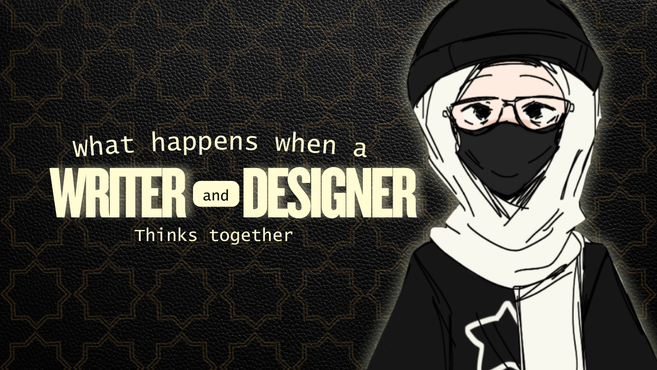 What Happens When a Writer Thinks Like a Designer?