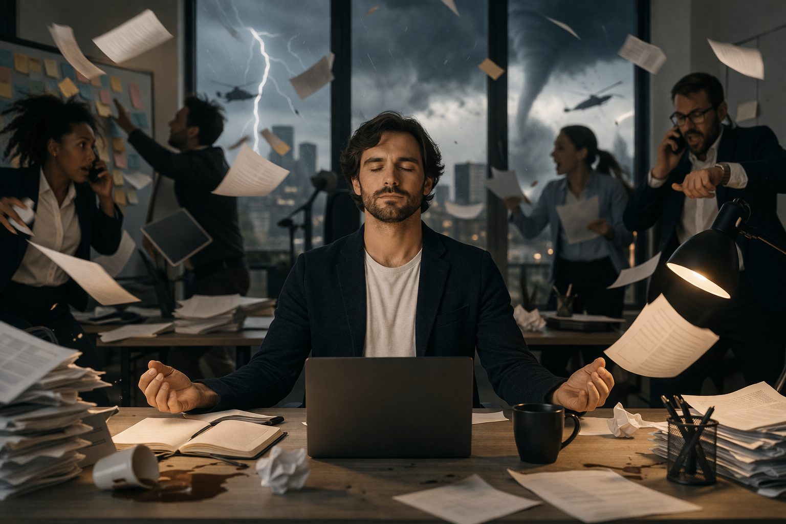 When chaos hits, I stop fighting and do this instead